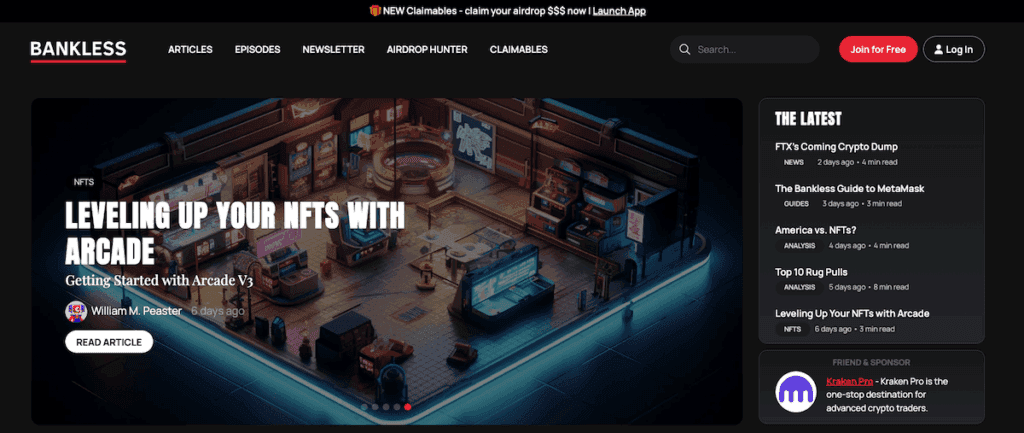 Bankless crypto news outlet