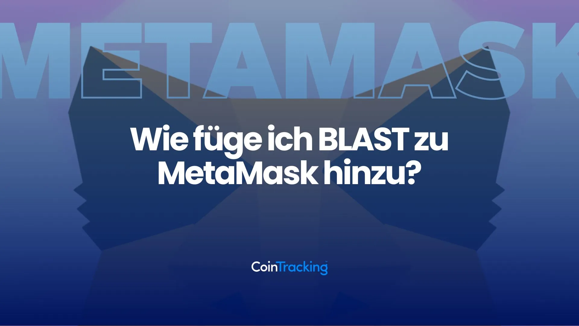 Wie füge ich BLAST zu MetaMask hinzu?