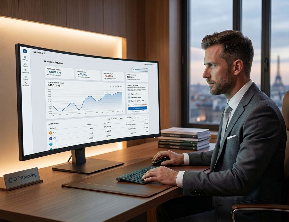 Tax professional using CoinTracking
