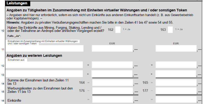 Anlage SO Krypto-Einkünfte