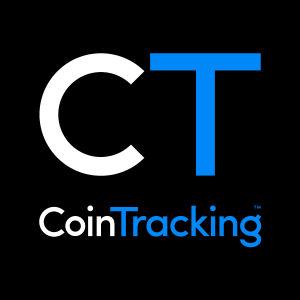 CoinTracking square logo on black background
